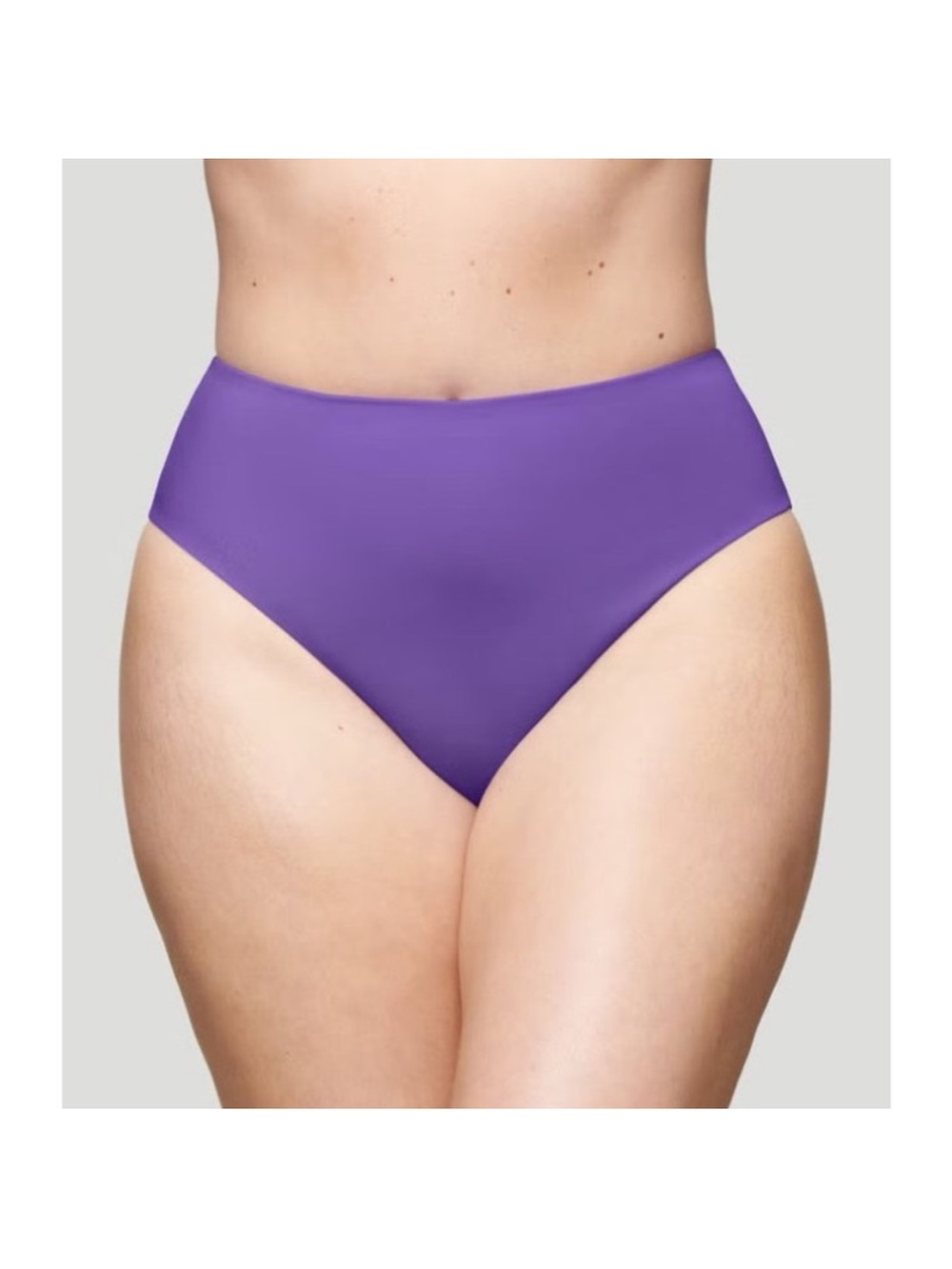 CUUP High-Waist Bikini Bottoms in Purple 5/XL